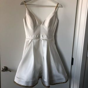 COPY - Jovani sz 2 cocktail with custom gold bead…